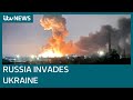 Russia invades ukraine as defiant putin issues warning to west  itv news