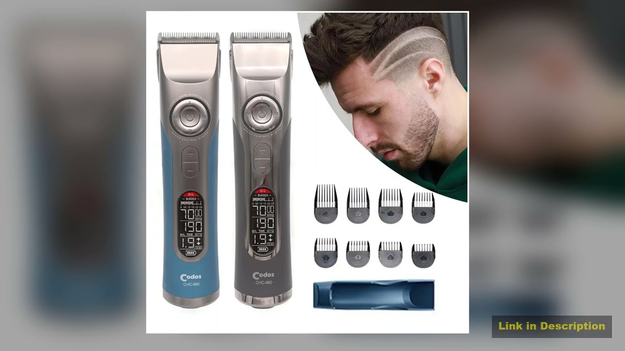 CODOS CHC 980 Professional Hair Trimmer Wireless Rechargeable Mens
