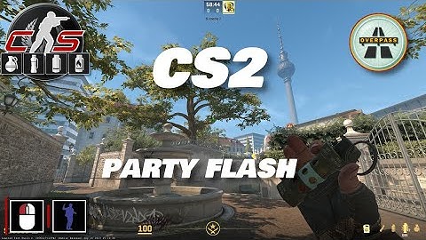 CS2 - Flash Overpass Fountain to Party