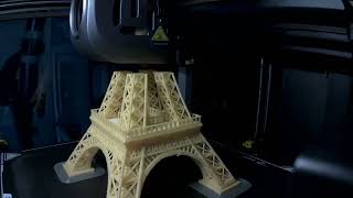 Eiffel Tower 3D Print Time Lapse