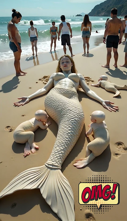 A Baby Mermaid’s Heartwarming Reunion 🧜♀️| A Tale of Love and Rescue #mermaid #sea #shorts #cartoon