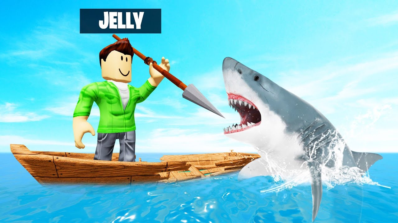 Shark Vs Jelly In Roblox Sharkbite - jaws games on roblox