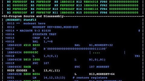 Disassembling z/OS load modules - M75