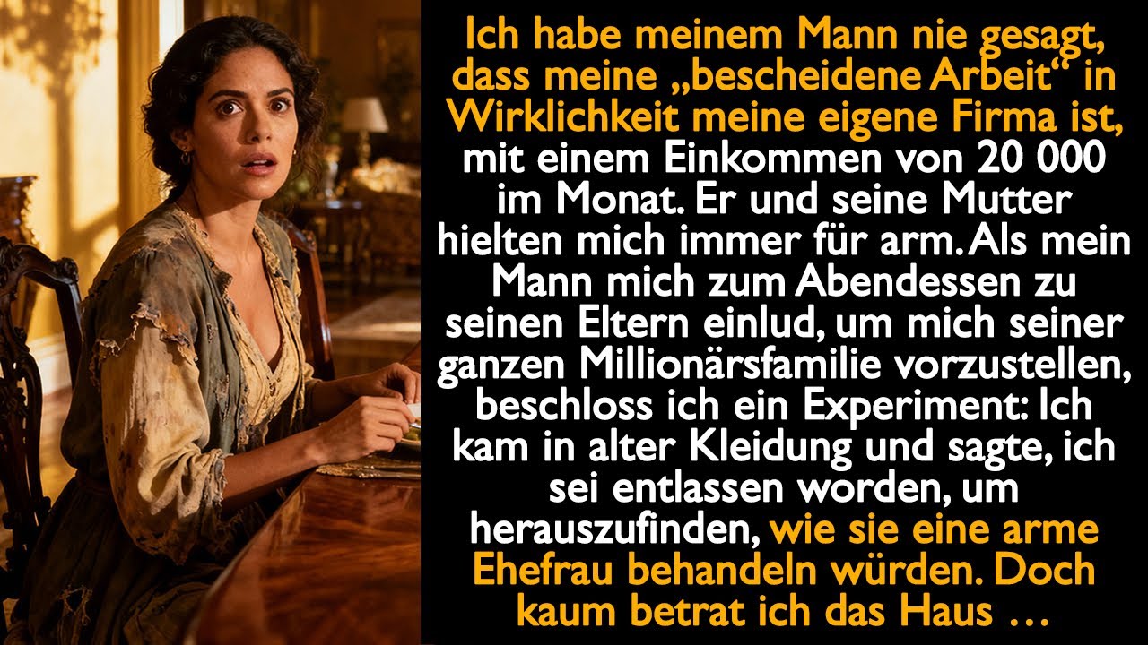 Als mein Mann mich gestern Abend im abgetragenen Mantel vor seiner Villa abholte, hatte ich keine Ahnung, was er mir antun würde. Ich wollte nur sehen, wie seine perfekte Familie auf meine „Armut“...