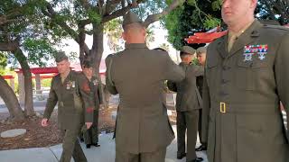 MARINES WEAR FRENCH UNIT AWARD HONORING FIGHTING FIFTH'S LEGACY