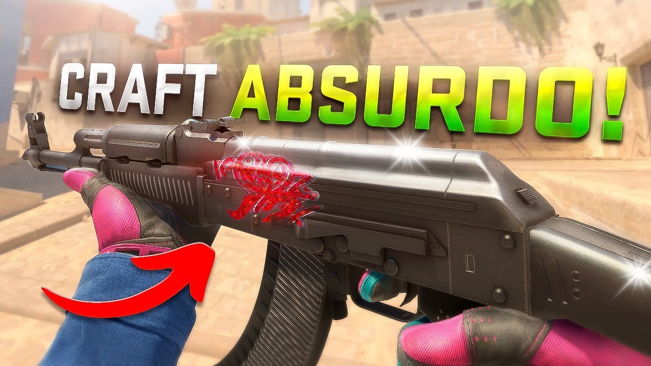 ISSO FICOU INSANOOO!!! CRAFTS ABSURDOS dos ADESIVOS MAIS CAROS do CS