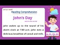 John's Family Daily Routine Quiz