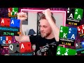 Breaking all my poker records in one stream new peak bankroll  matt staples highlights