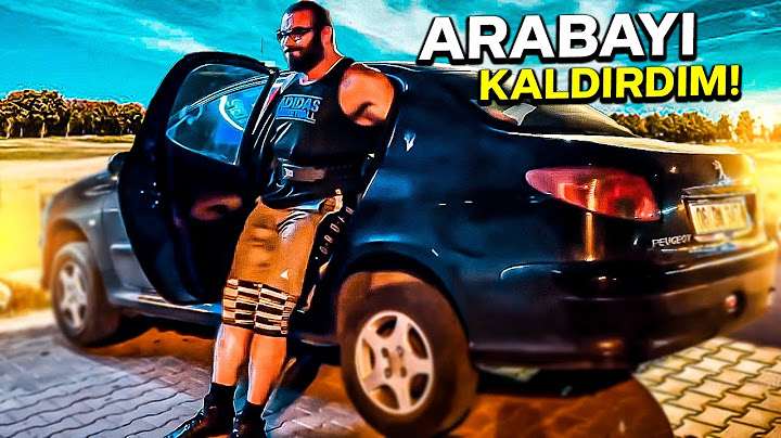 ARABA KALDIRDIM!