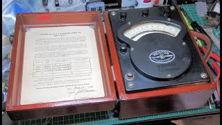 Weston 341 &quot;Electrodynamometer&#39; AC/DC Voltmeter: History, repairs, theory, demonstration