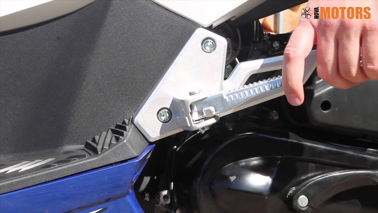 Peugeot Speedfight 3 - Fußraste - YouTube