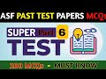 ASF past paper test MCQs 2026 || how to preparation ASF test 2026 series