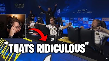 ohnePixel reacts to insane ZywOo clutch (4k with deagle)