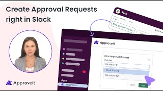 Create approval requests right in Slack 😊