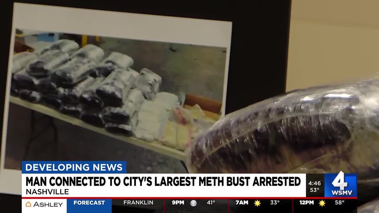 Man connected to Nashville's largest meth bust arrested - YouTube