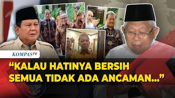 [FULL] Maruf Amin Respons Menteri Sowan ke Jokowi hingga Pesan untuk Wapres Gibran