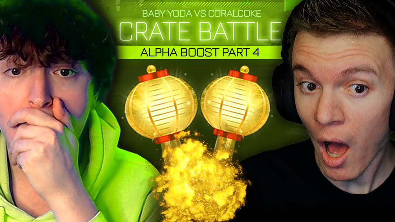 ALPHA BOOST *GOLDEN LANTERN* CRATE WAR IN ROCKET LEAGUE!