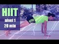 HIIT ejercicios para PRINCIPIANTES nivel 1 - 20 min | Elena Malova