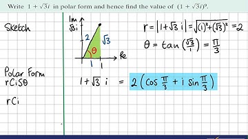 Complex Numbers e.g. 9.2 De Moivre