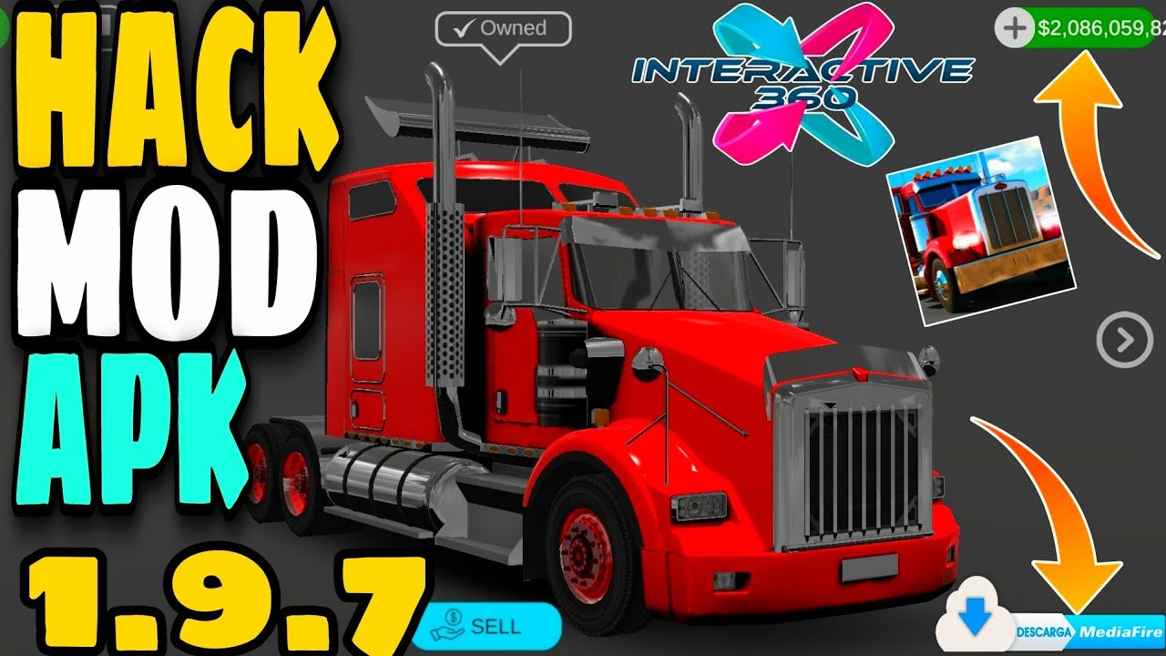 hack mod apk universal truck simulator nueva actualización 1.9.7 todo los camiones desbloqueado ...