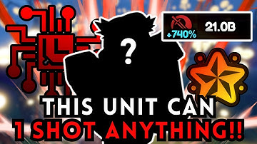 This *BROKEN* New UNIT Can 1 SHOT Everything!! 💀 | Anime Last Stand