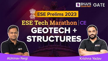 Geotech & Structural Analysis | UPSC ESE (IES) 2023 Civil Engineering (CE) Prelims Exam | BYJU