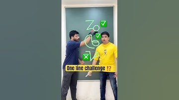 One Line Draws the entire shape, and the lines cannot overlap!Is there an answer to this question?1