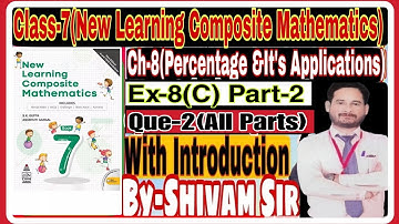 Class-7(New Learning Composite)Ch-8(Percentage&It