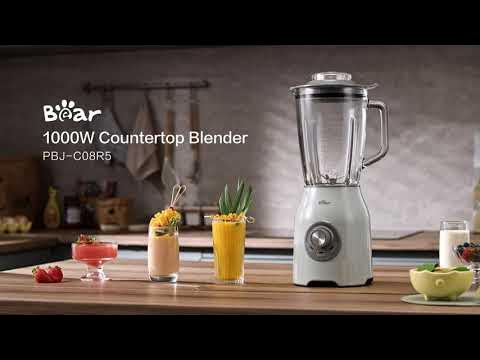 Bear Countertop Blender PBJ-C08R5 1000W Professional Smoothie Blender –  LittleBearElectriconline