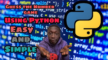 How to make a Game using Python | Easy Python Projects | Guess the Number Game |Coding Therapy