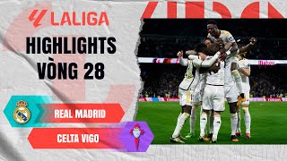 REAL MADRID - CELTA VIGO: THẮNG TƯNG BỪNG, KỀN KỀN XÂY CHẮC NGÔI ĐẦU | LALIGA EA SPORTS 23\/24