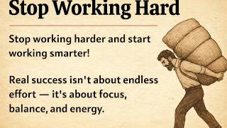 Stop Working Hard ❌ Work Smart 🧠 | Do This Instead