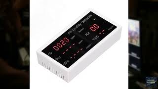 Review - EVTSCAN Indoor Air Quality Meter,5 in 1 PM2.5 HCHO Carbon Dioxide Detector, Port