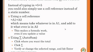 Microsoft Excel 2010 Basics: Part One