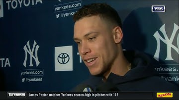 Aaron Judge after the ALCS Game 5 Victory