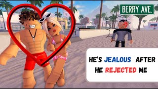 My EX CRUSH comes back after REJECTING ME! EP 14 |ROBLOX Berry Avenue| W AI voice