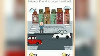 Brain Test Level 220 | Help Our Friend To Cross The Street | Games Squeezer | screenshot 4