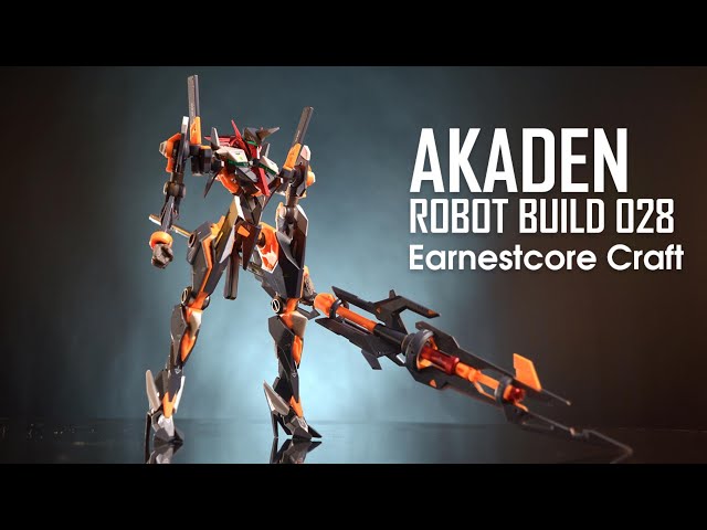 BANDAI - エージェントR Review of Earnestcore Craft RB-28 Robot Build 028 Akaden