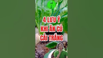 4 lưu ý khi ăn củ cải trắng #khoedepsonghanh #chamsocsuckhoe #dinhduong #health