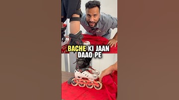 Bache Ki Jaan Khatre me I Newtons law #ashusir #scienceandfun #funny #physics #shorts #ytshorts