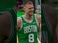 Kristaps Porzingis, man of the people 🙌 #celtics #nba #shorts