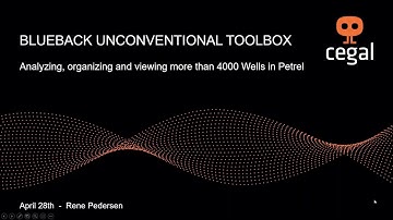 Blueback Unconventional Toolbox | Session 2