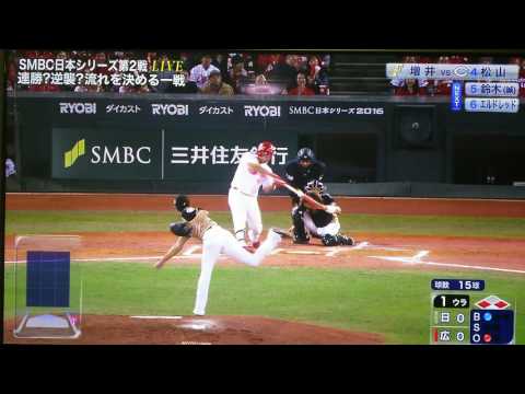 2016/10/23 広島×日ハム 日本シリーズ第2戦 近藤健介 好返球 ファインプレー！