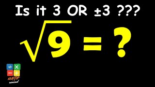 The Square Root TRAP 90% Fall Into | √9 = 3 or ±3