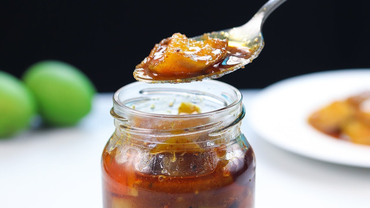 Kacha Amer Achar Green Mango Pickle Tok Jhal Misti Achar Recipe YouTube