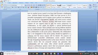An Attribute-Based Controlled Collaborative Access Control Scheme -IEEE 2019-2020