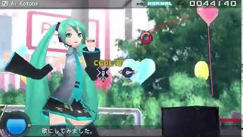 Hatsune Miku: Project Diva 2nd Gameplay on PPSSPP V0.9.8 (Ai Kotoba normal mode)