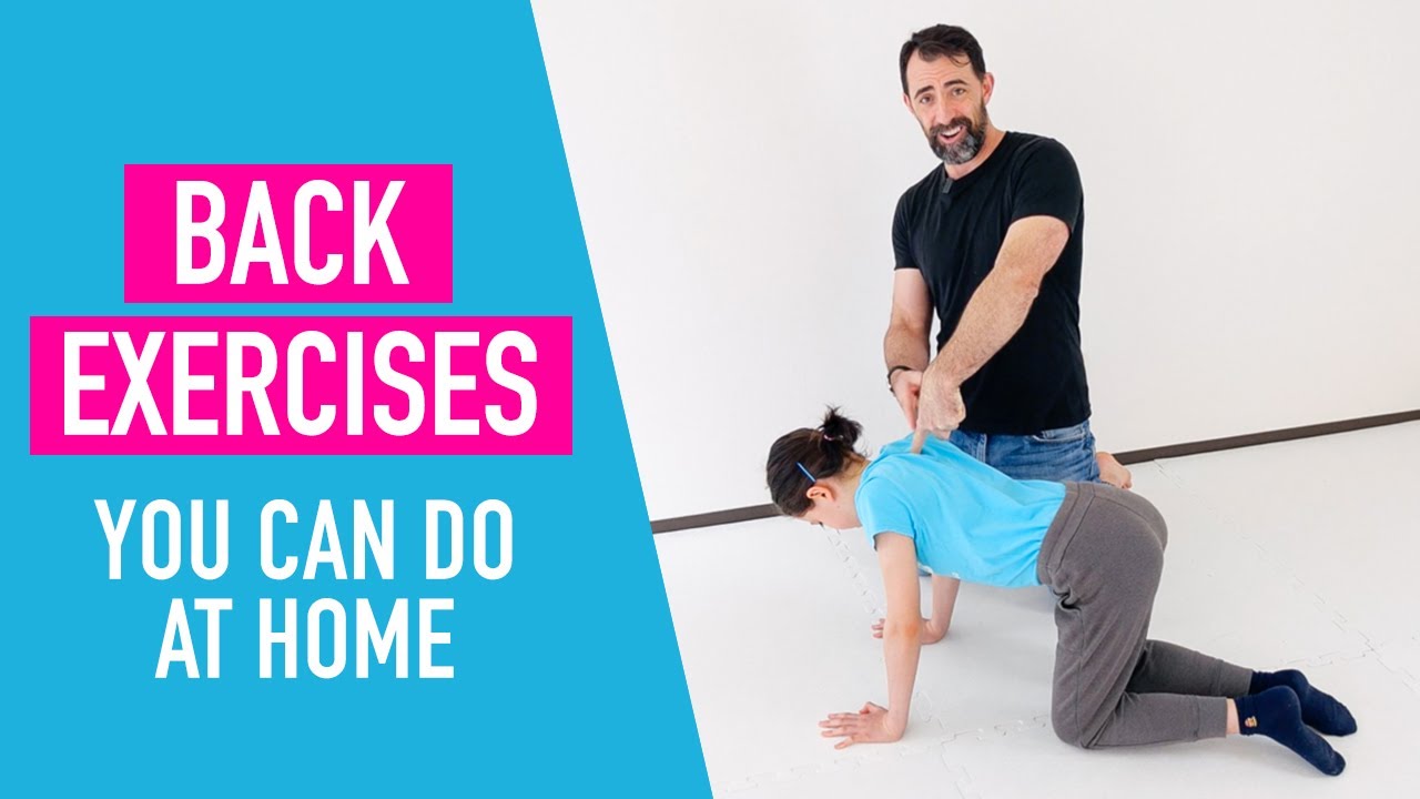 Back Exercises You Can Do At Home (no equipment, no pull-up bar or bands) 