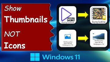How to Show Thumbnails Instead of Icons in Windows 11/10 | Show Photo Thumbnails in Windows