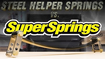 Steel Helper Springs vs SuperSprings | Engineering Corner